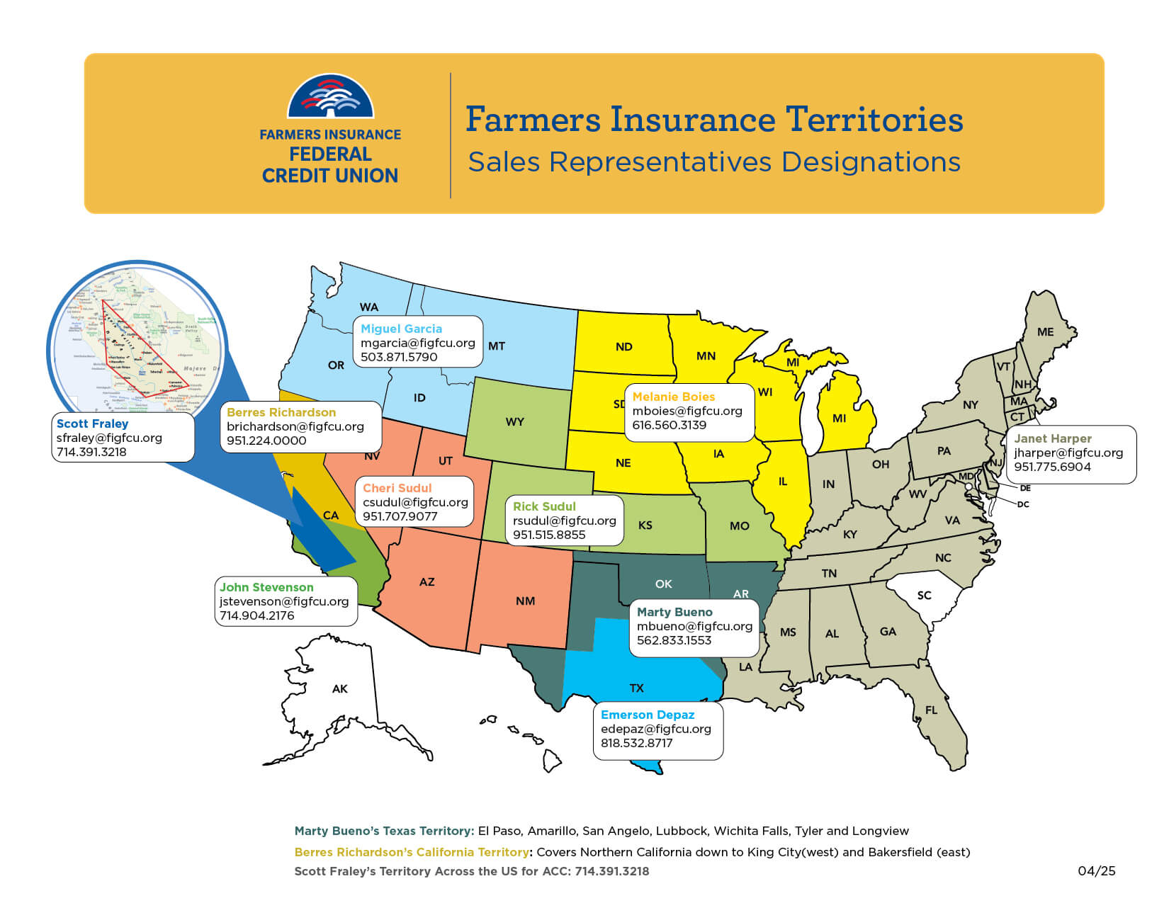 Sales Territory Map